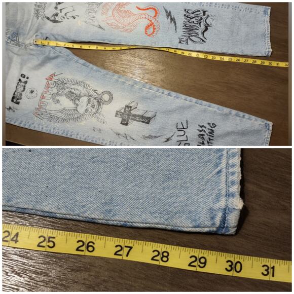 MOTHER The Chaser Jeans in Bloodshot Eyes Wash Size 30 - Picture 7 of 16